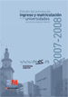 Portada del Estudio del proceso de ingreso y matriculacion en las universidades de Madrid