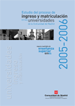 Estudio del proceso de ingreso y matriculación en las Universidades Madrileñas